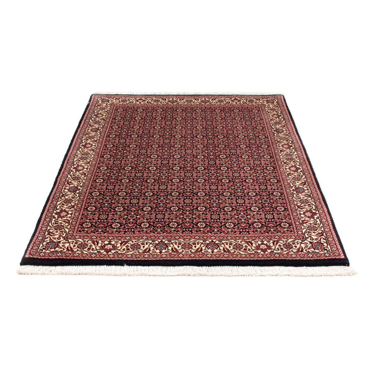 Tapis persan - Bidjar - 163 x 111 cm - bleu foncé