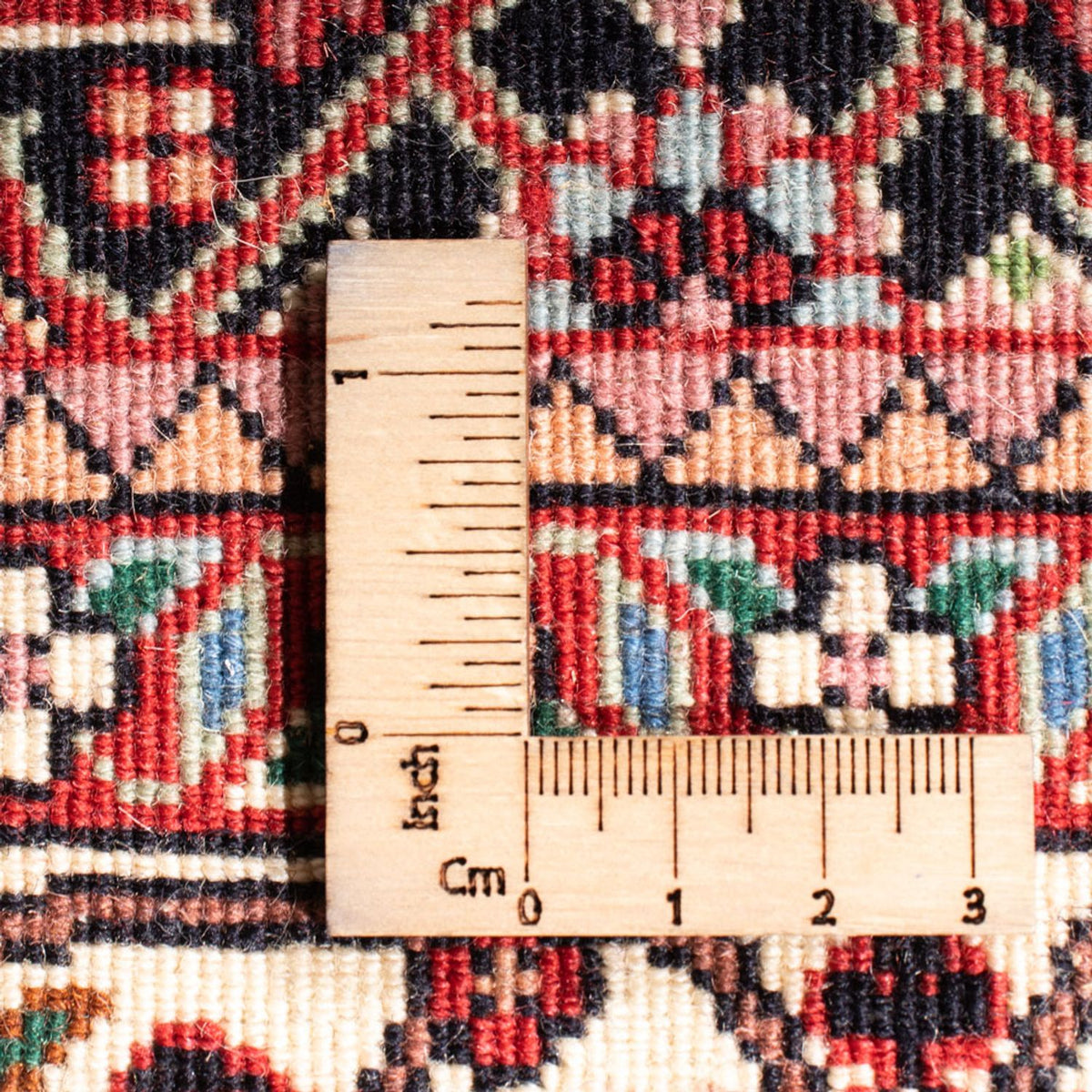 Tapis persan - Bidjar - 163 x 111 cm - bleu foncé