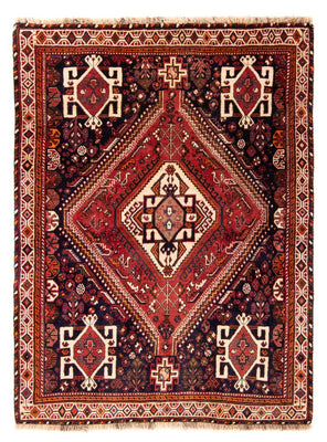 Tapis persan - Nomadic - 156 x 114 cm - rouge