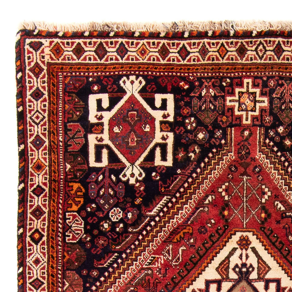 Tapis persan - Nomadic - 156 x 114 cm - rouge