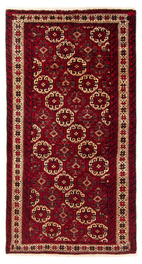 Tapis de couloir Tapis Belutsch - 190 x 99 cm - rouge