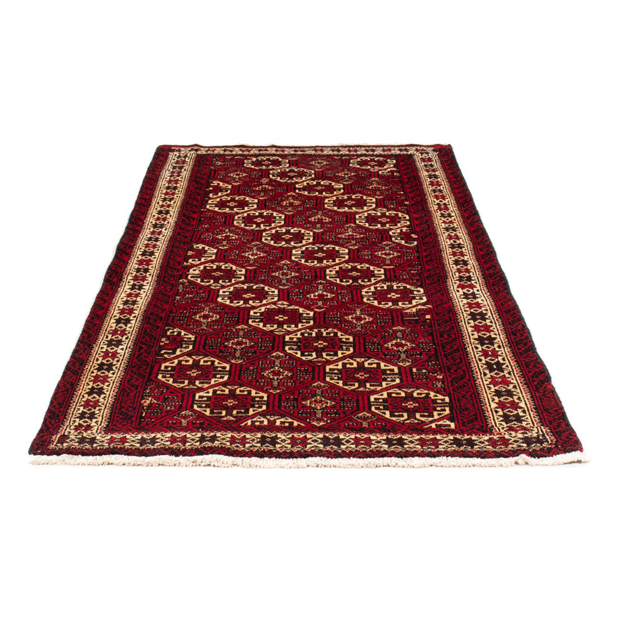 Tapis de couloir Tapis Belutsch - 190 x 99 cm - rouge