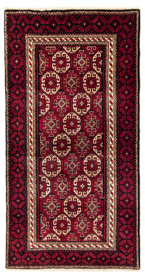 Tapis de couloir Tapis Belutsch - 198 x 102 cm - rouge