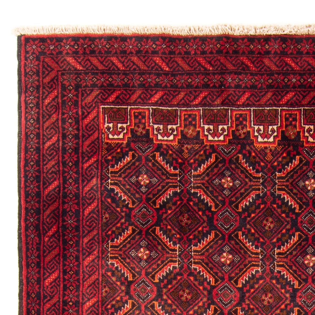 Tapis Belutsch - 216 x 118 cm - rouge