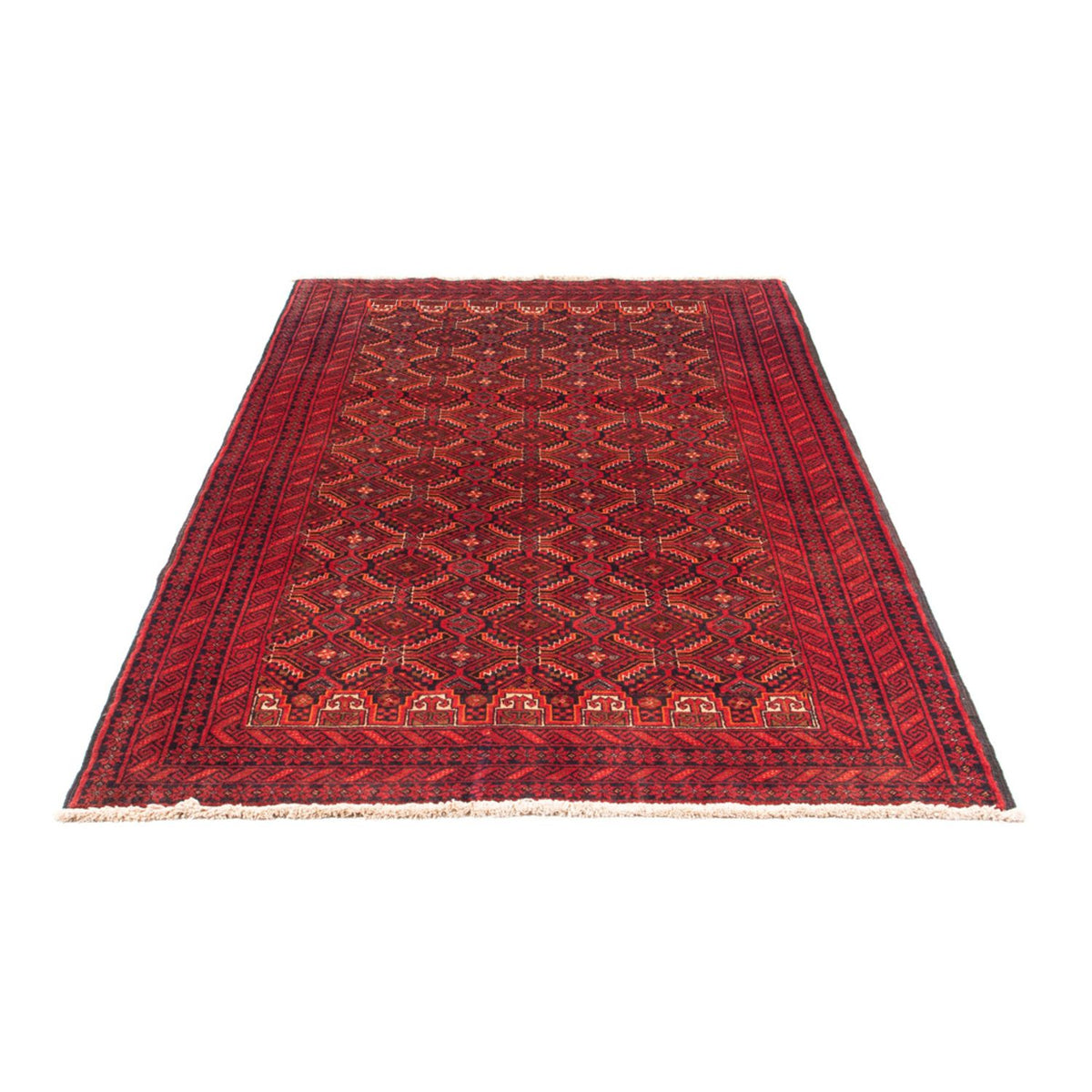 Tapis Belutsch - 216 x 118 cm - rouge