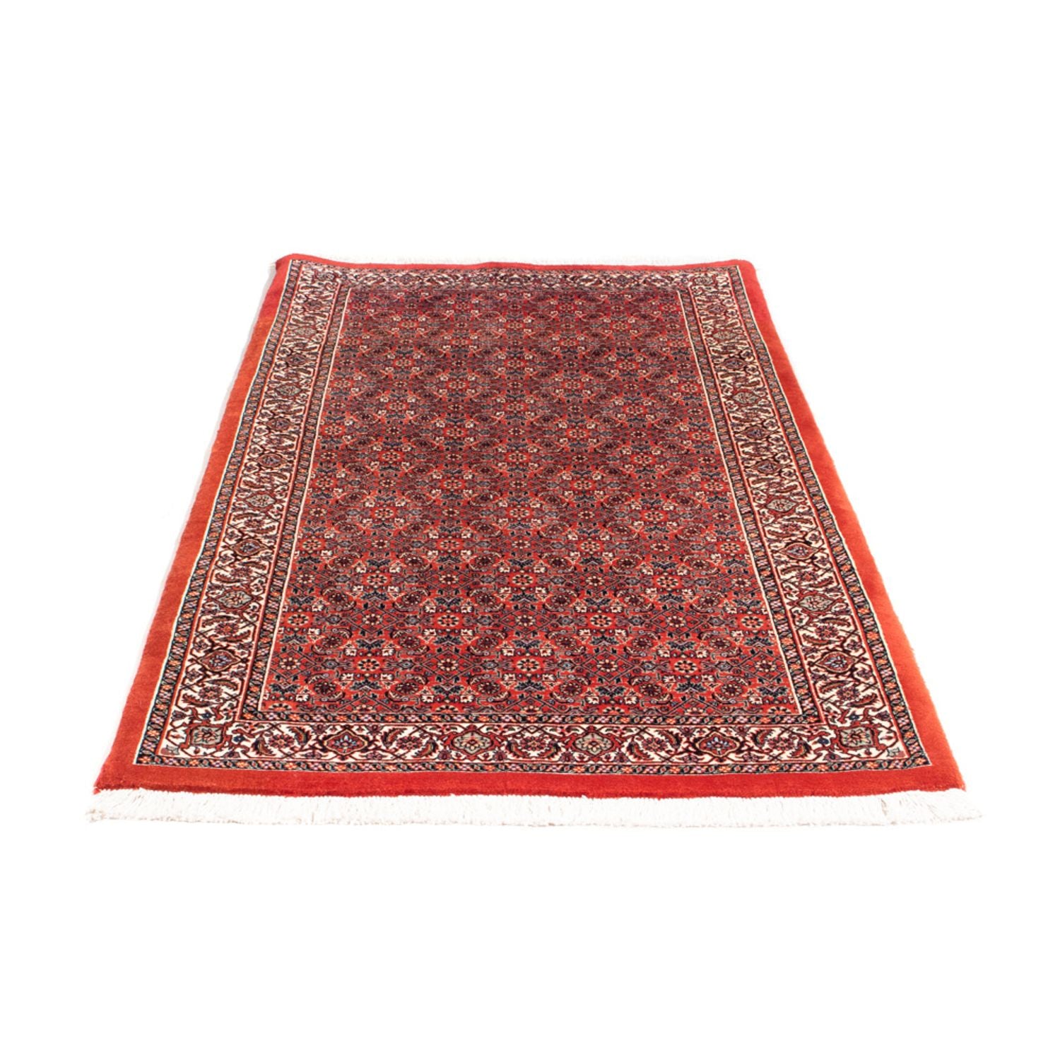 Tapis de couloir Tapis persan - Bidjar - 205 x 102 cm - rouge