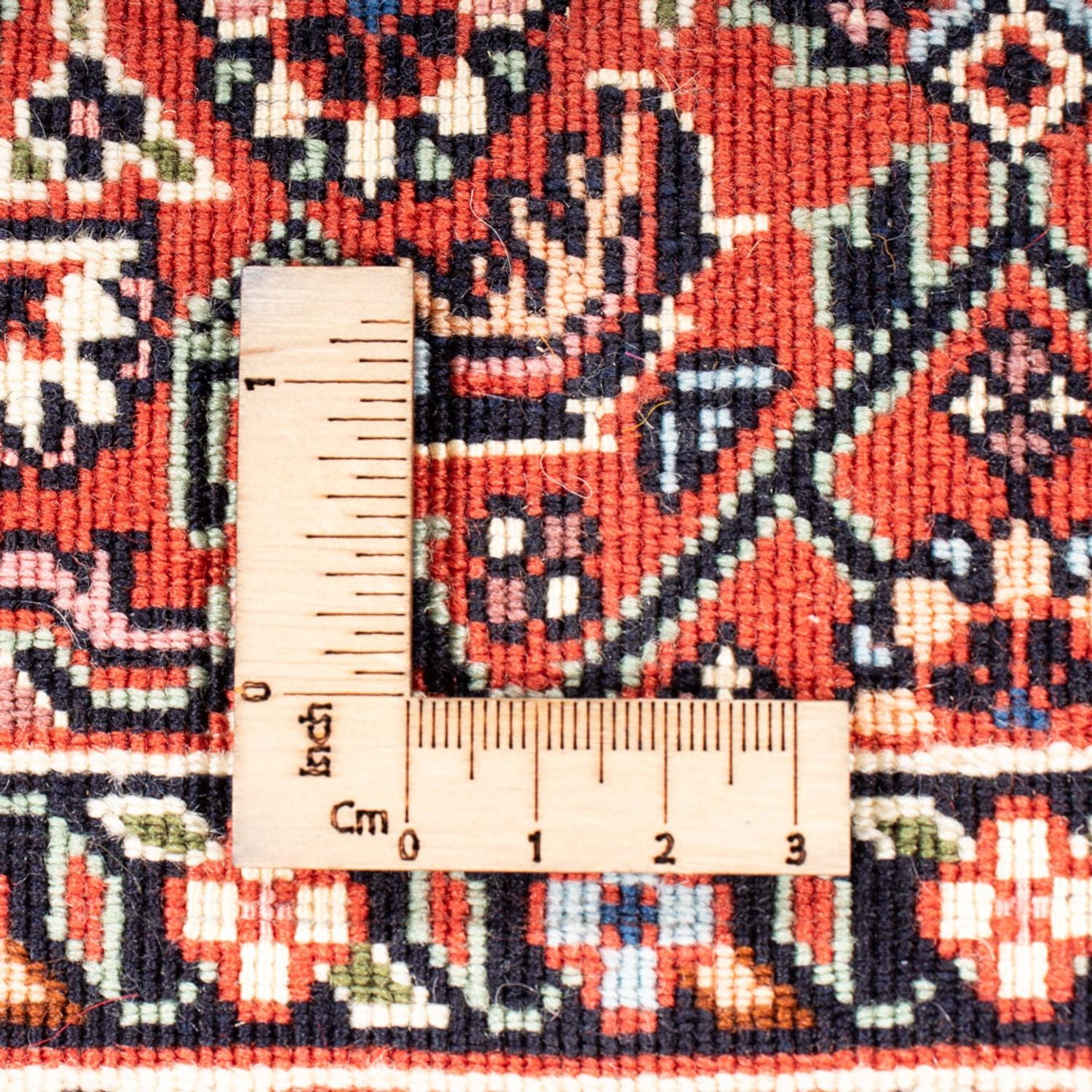 Tapis de couloir Tapis persan - Bidjar - 205 x 102 cm - rouge