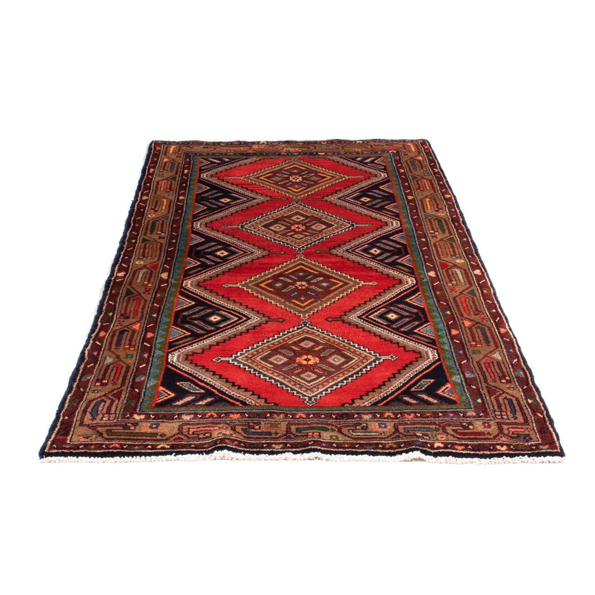 Tapis de couloir Tapis persan - Nomadic - 202 x 102 cm - rouge
