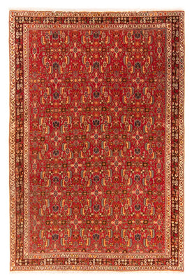Tapis Gabbeh - Persan Kashkuli - 192 x 130 cm - rouge