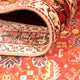 Tapis Gabbeh - Persan Kashkuli - 192 x 130 cm - rouge