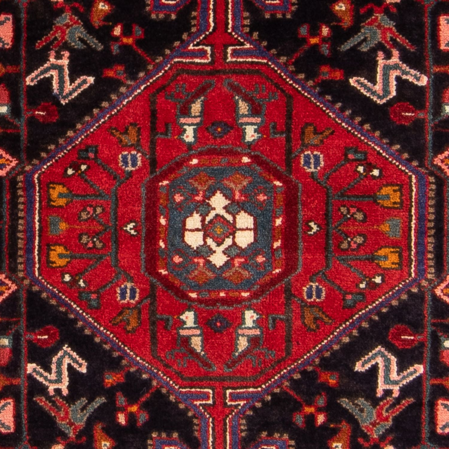 Tapis persan - Nomadic - 187 x 115 cm - bleu foncé