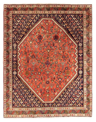 Tapis persan - Nomadic - 205 x 158 cm - orange
