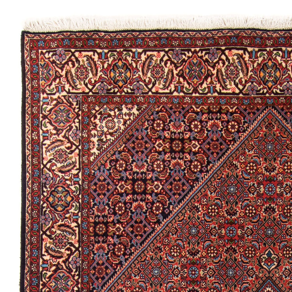 Tapis persan - Bidjar - 214 x 160 cm - rouge