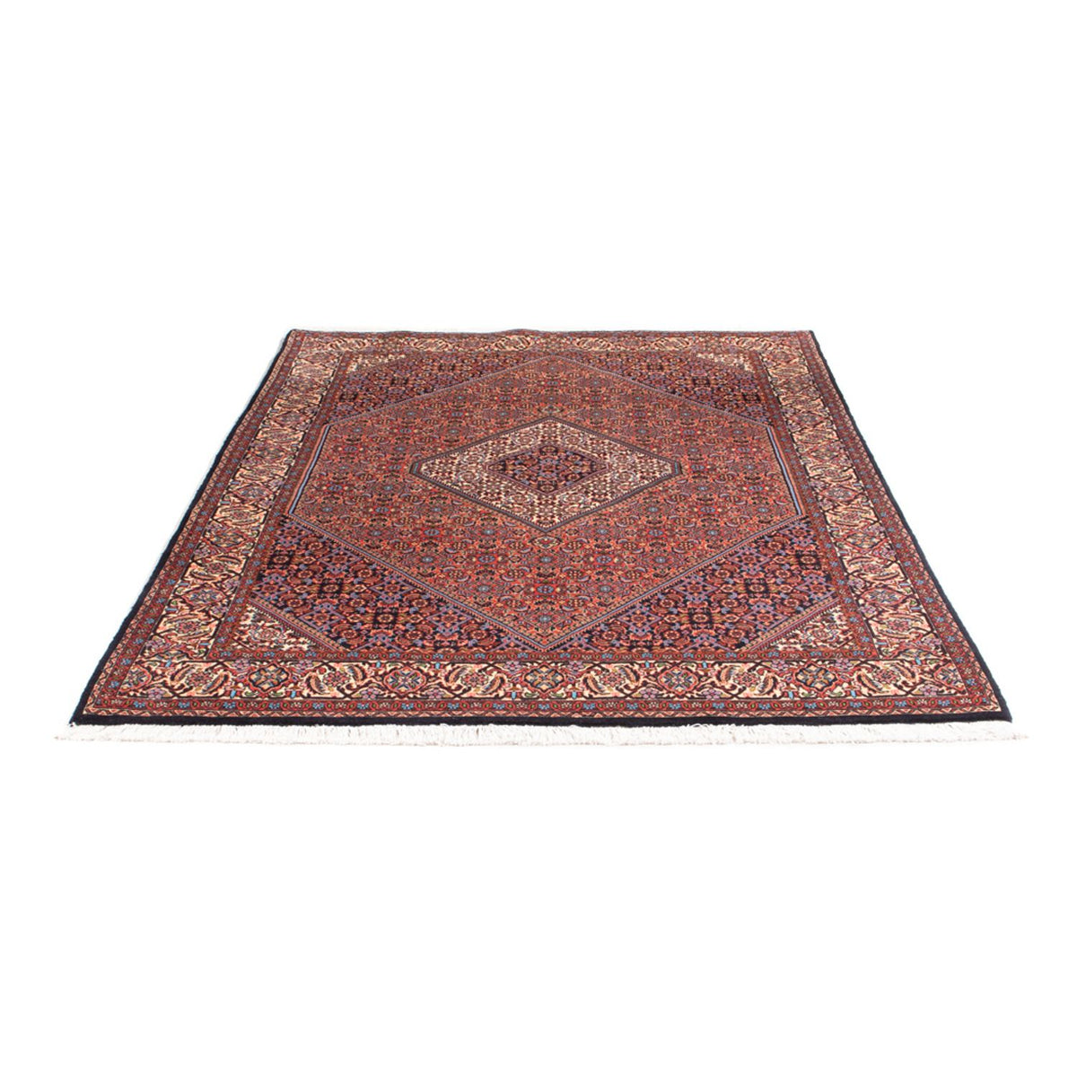 Tapis persan - Bidjar - 214 x 160 cm - rouge