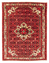 Tapis persan - Nomadic - 198 x 150 cm - rouge