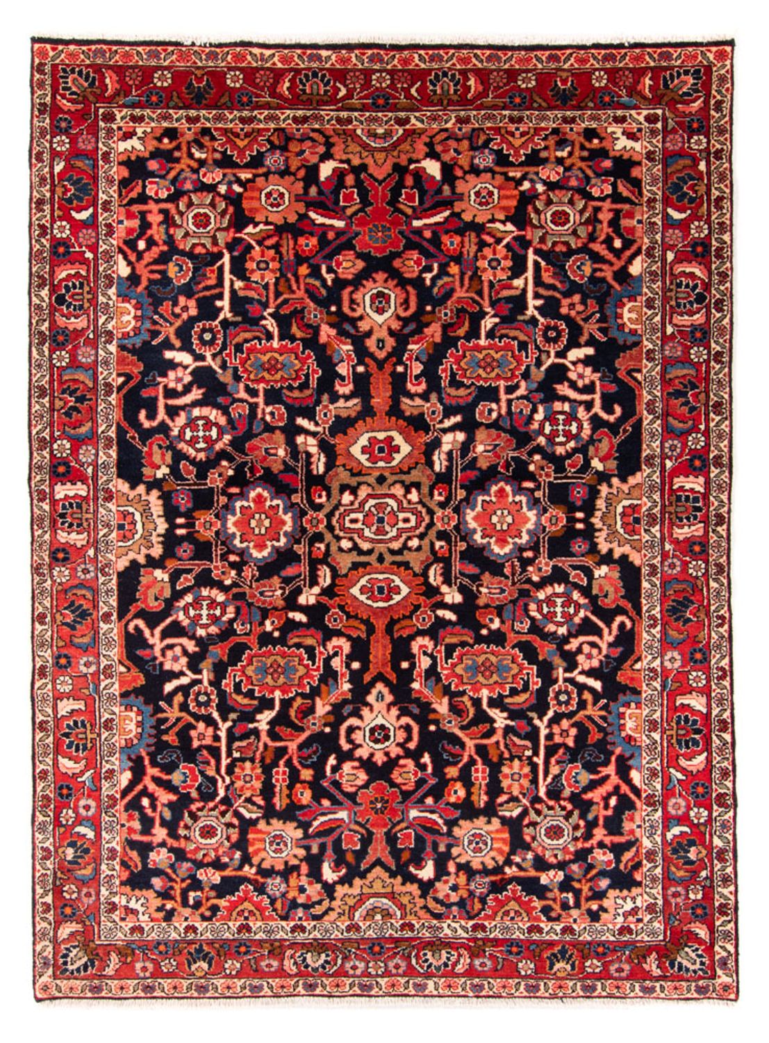 Tapis persan - Nomadic - 220 x 157 cm - bleu foncé