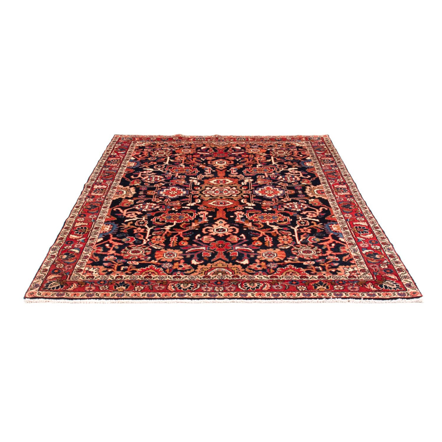 Tapis persan - Nomadic - 220 x 157 cm - bleu foncé