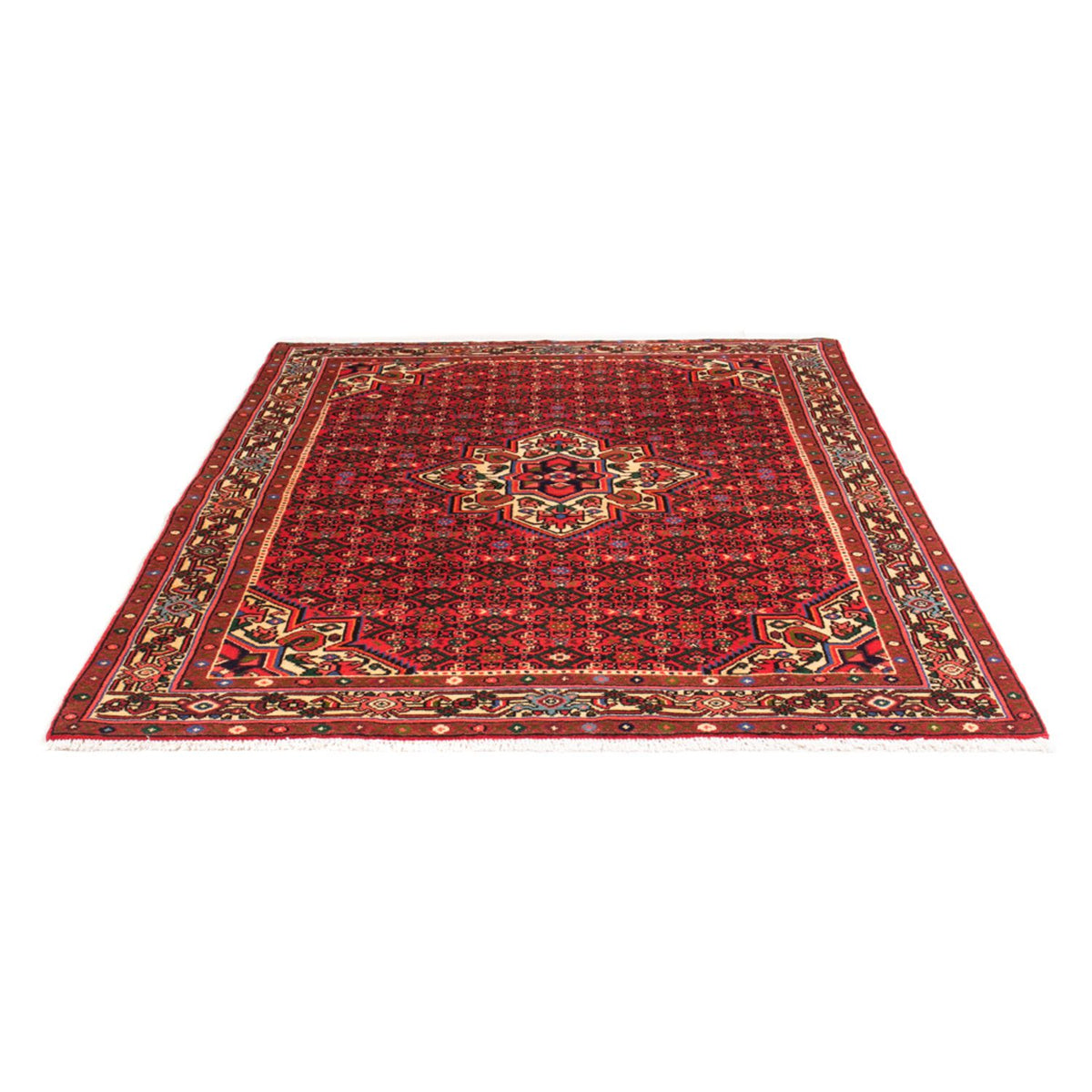 Tapis persan - Nomadic - 204 x 152 cm - rouge