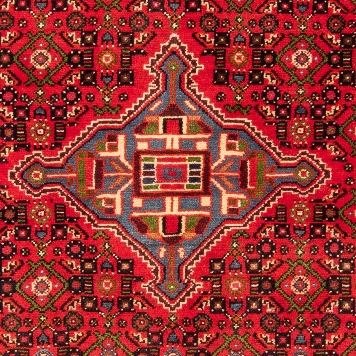Tapis persan - Nomadic - 204 x 155 cm - rouge