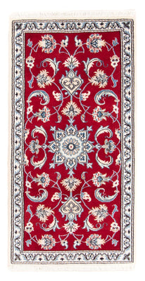 Tapis persan - Nain - 140 x 68 cm - rouge
