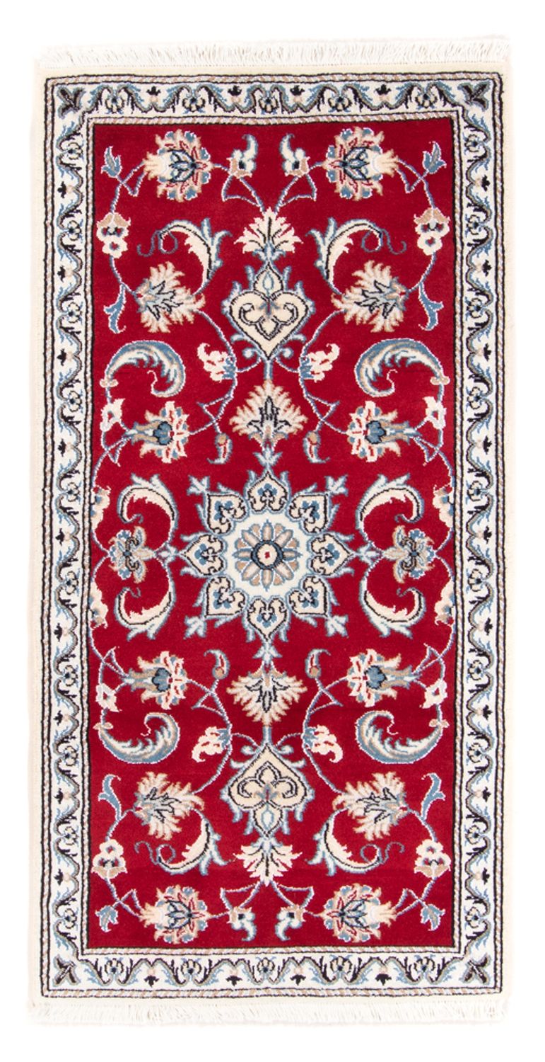 Tapis persan - Nain - 140 x 68 cm - rouge