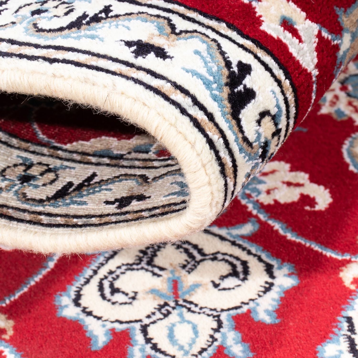 Tapis persan - Nain - 140 x 68 cm - rouge