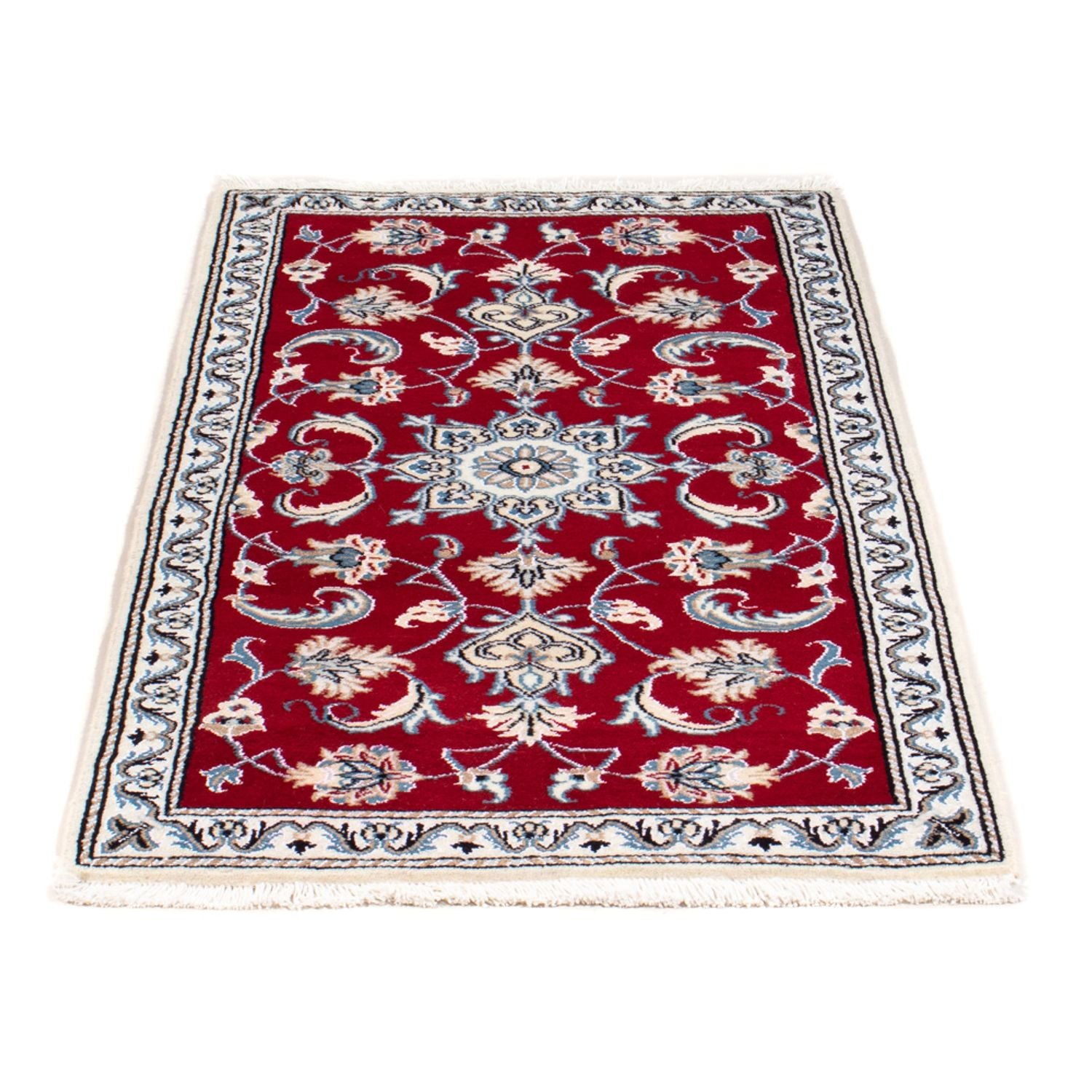 Tapis persan - Nain - 140 x 68 cm - rouge