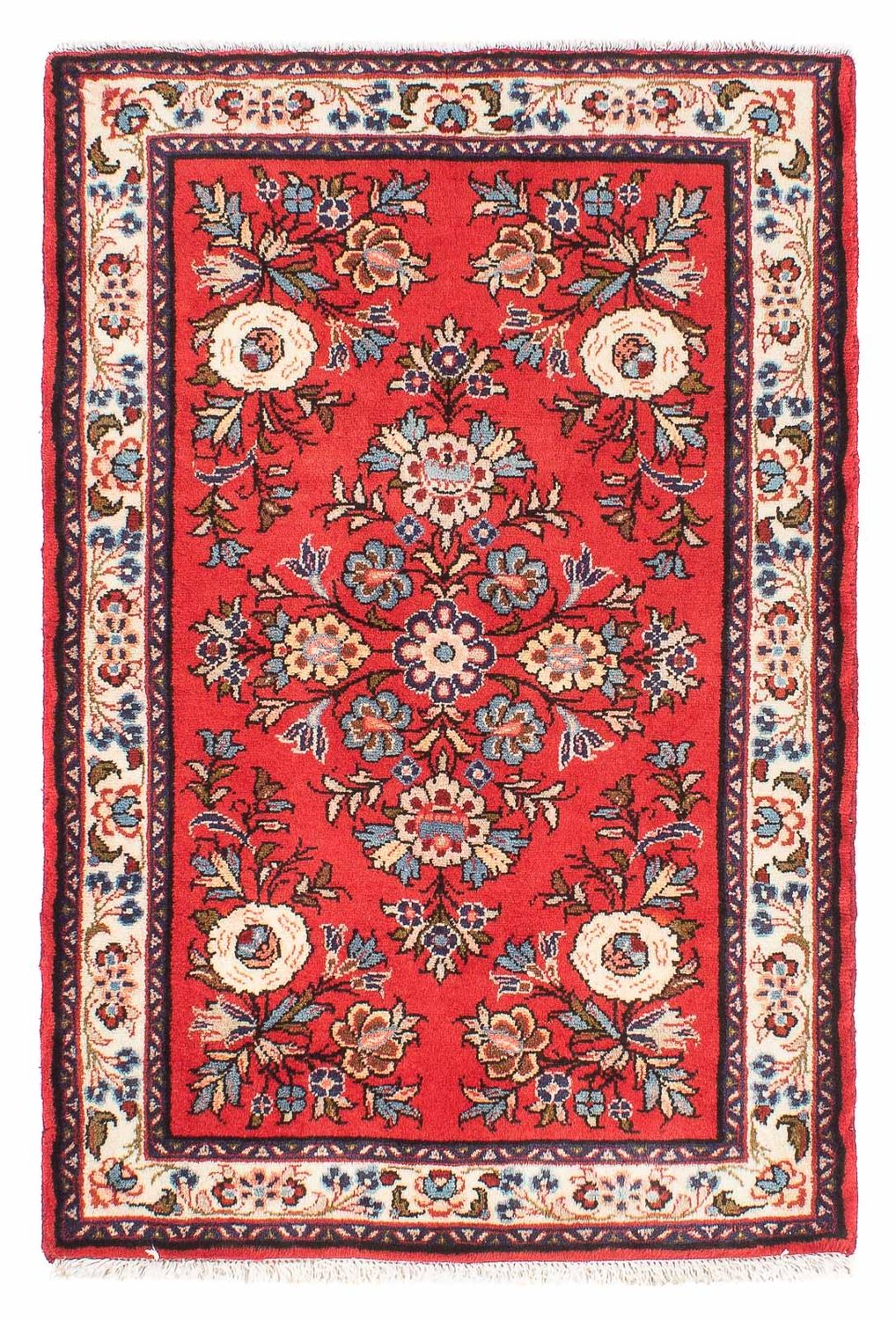 Tapis persan - Classique - 111 x 74 cm - rouge