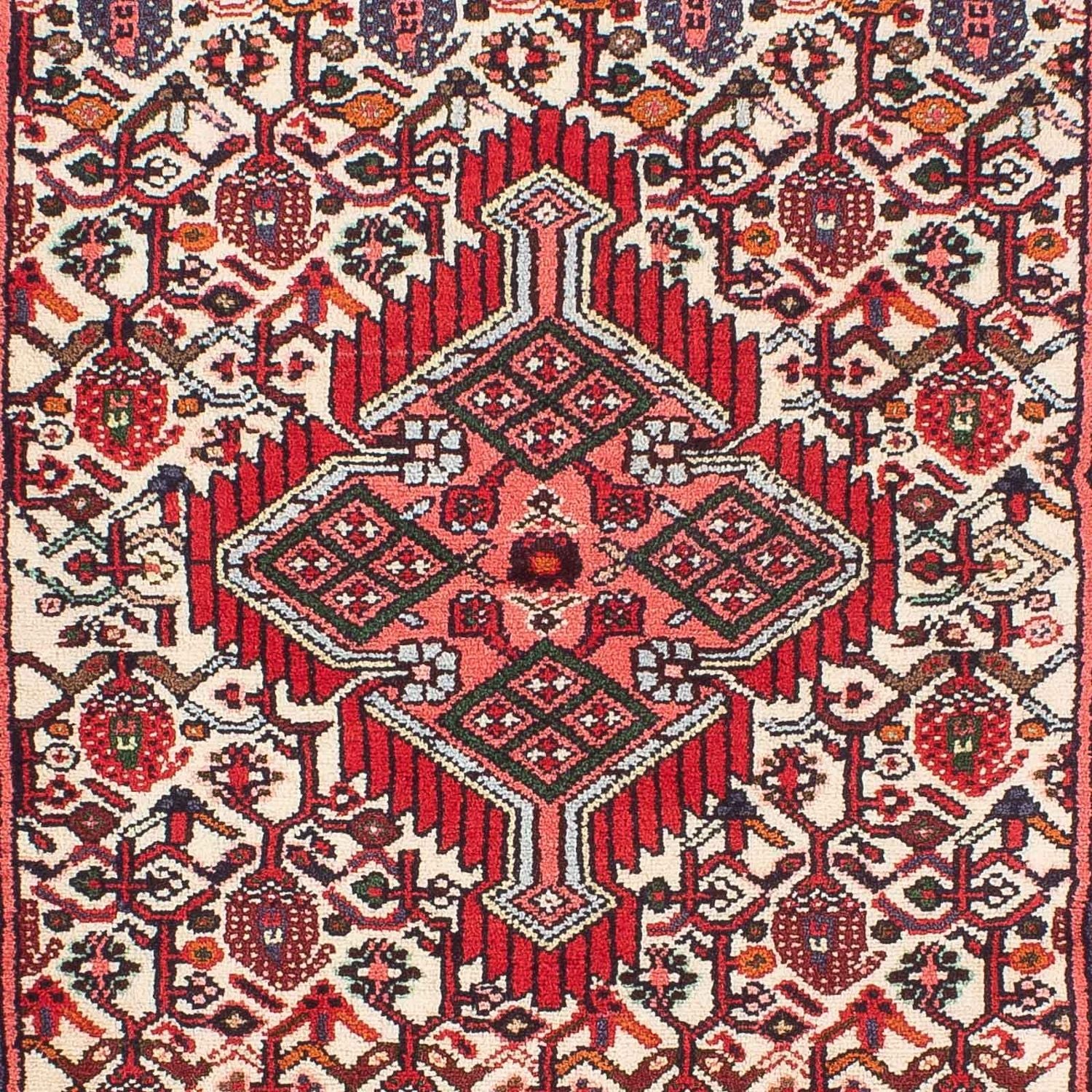 Tapis persan - Nomadic - 131 x 77 cm - beige