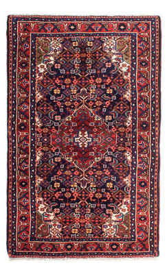 Tapis persan - Nomadic - 138 x 83 cm - bleu foncé