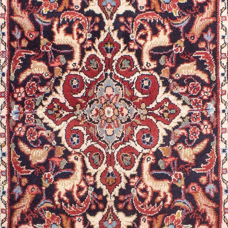 Tapis persan - Classique - 127 x 82 cm - bleu foncé