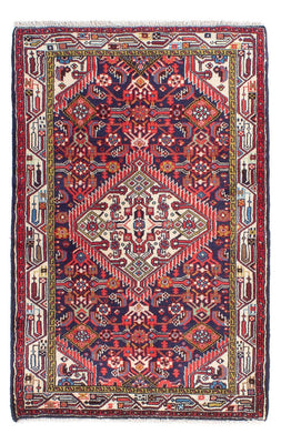 Tapis persan - Nomadic - 125 x 80 cm - bleu foncé