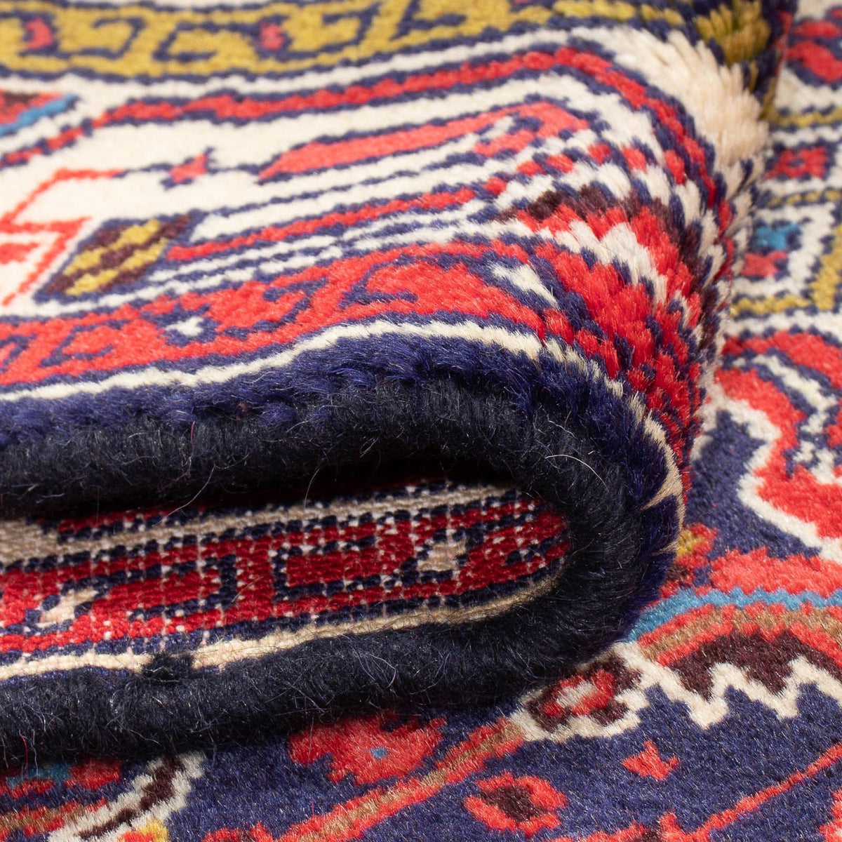 Tapis persan - Nomadic - 125 x 80 cm - bleu foncé