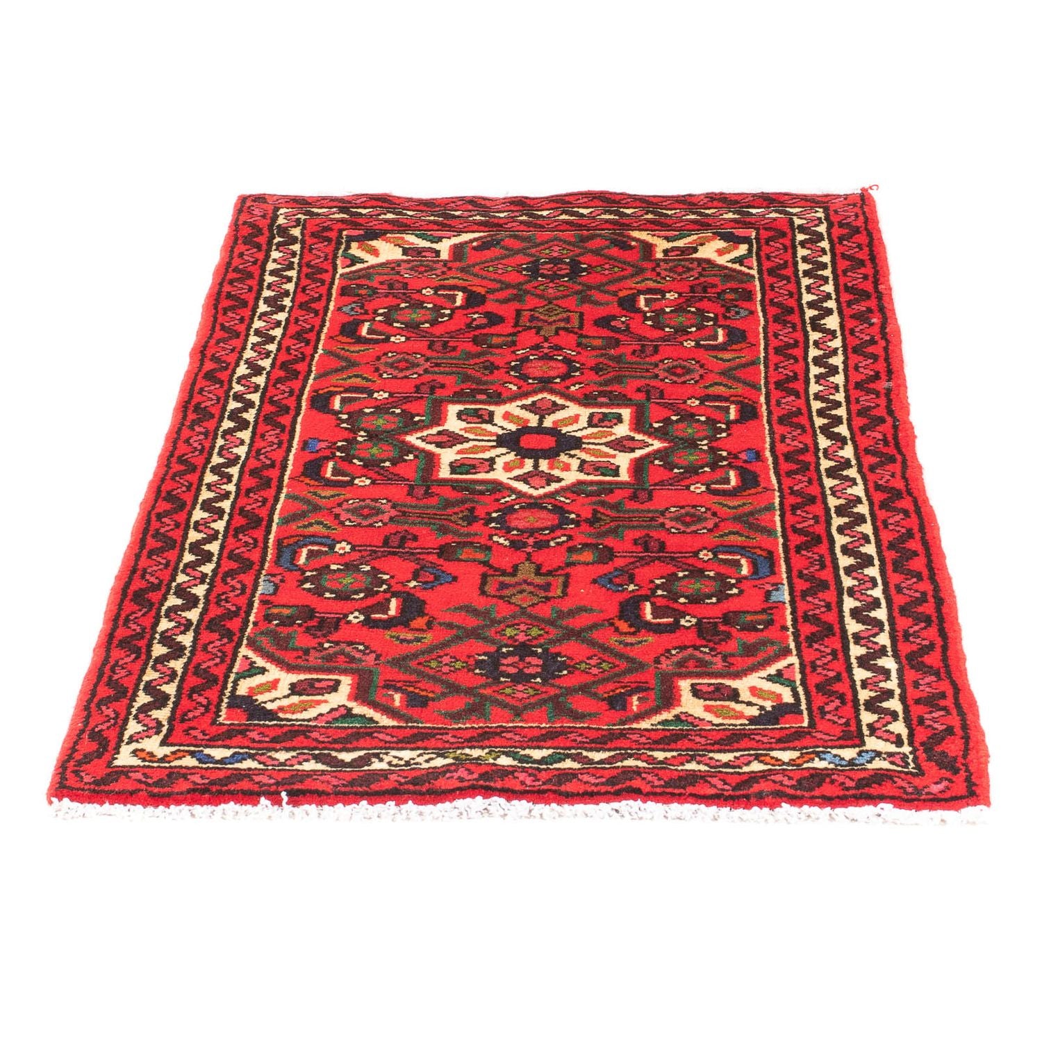 Tapis persan - Nomadic - 118 x 65 cm - rouge