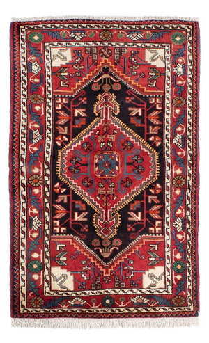 Tapis persan - Nomadic - 136 x 82 cm - bleu foncé