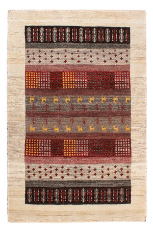 Tapis Gabbeh - Loribaft Persan - 128 x 84 cm - multicolore