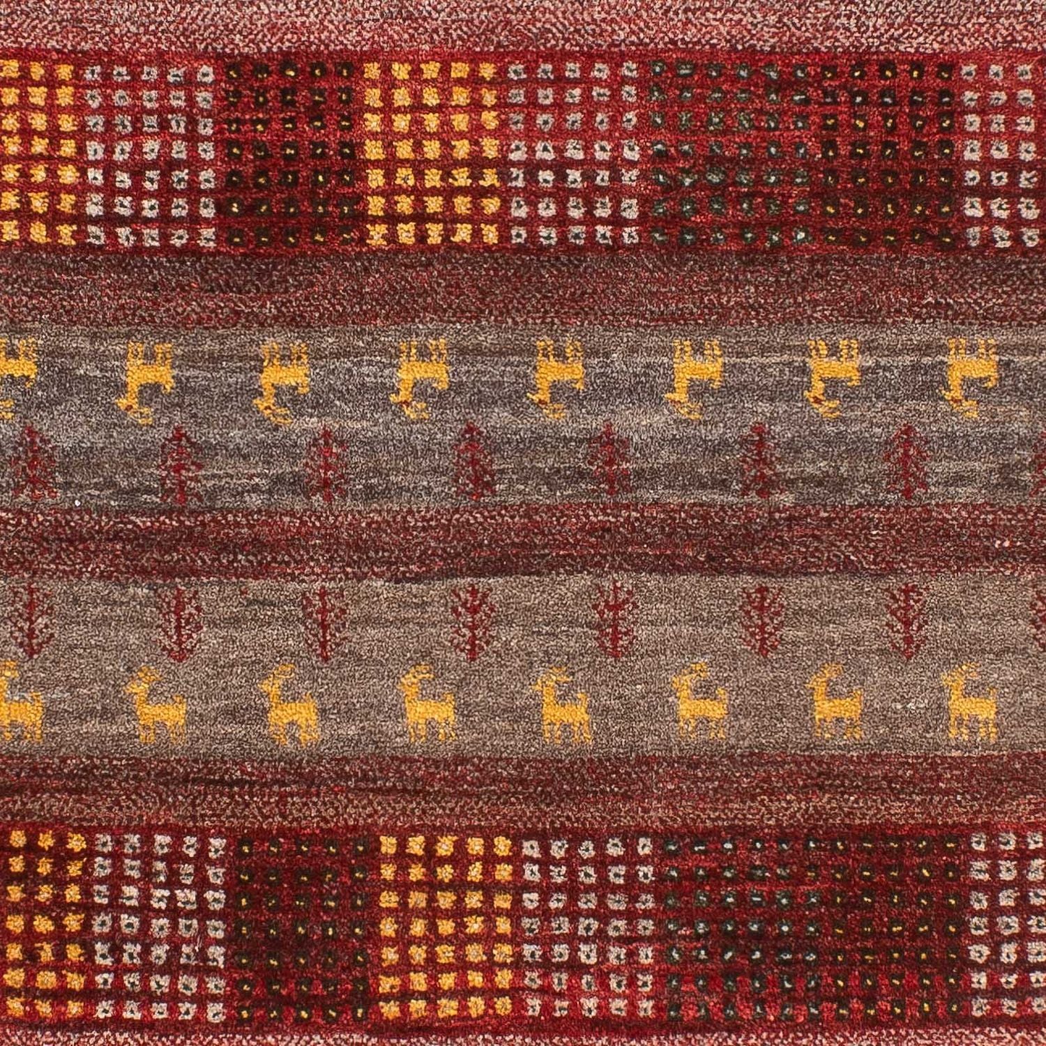 Tapis Gabbeh - Loribaft Persan - 128 x 84 cm - multicolore