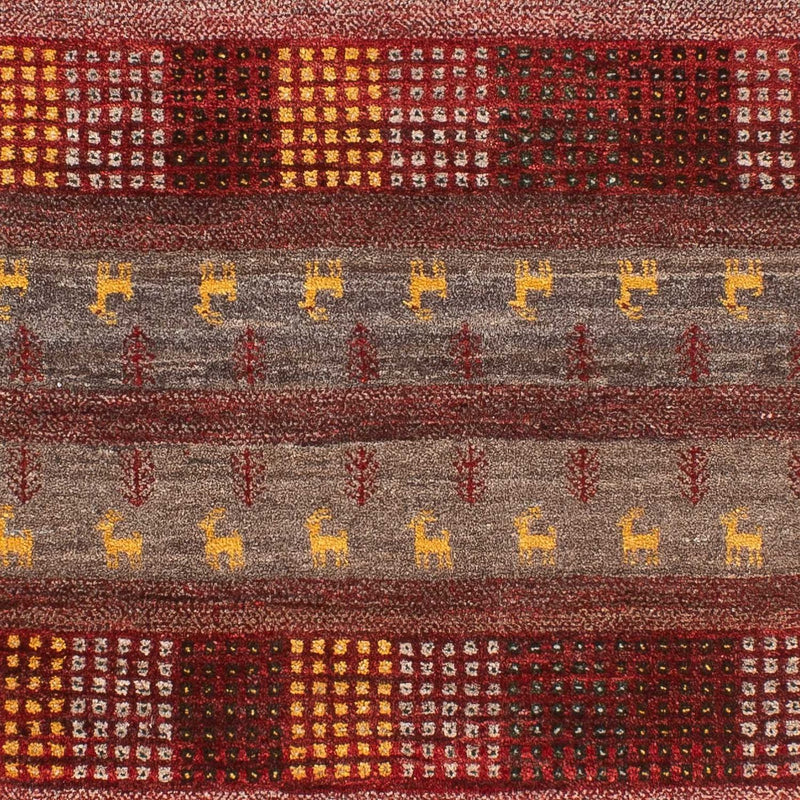 Tapis Gabbeh - Loribaft Persan - 128 x 84 cm - multicolore