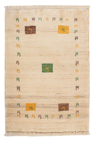 Tapis Gabbeh - Loribaft Persan - 123 x 85 cm - multicolore
