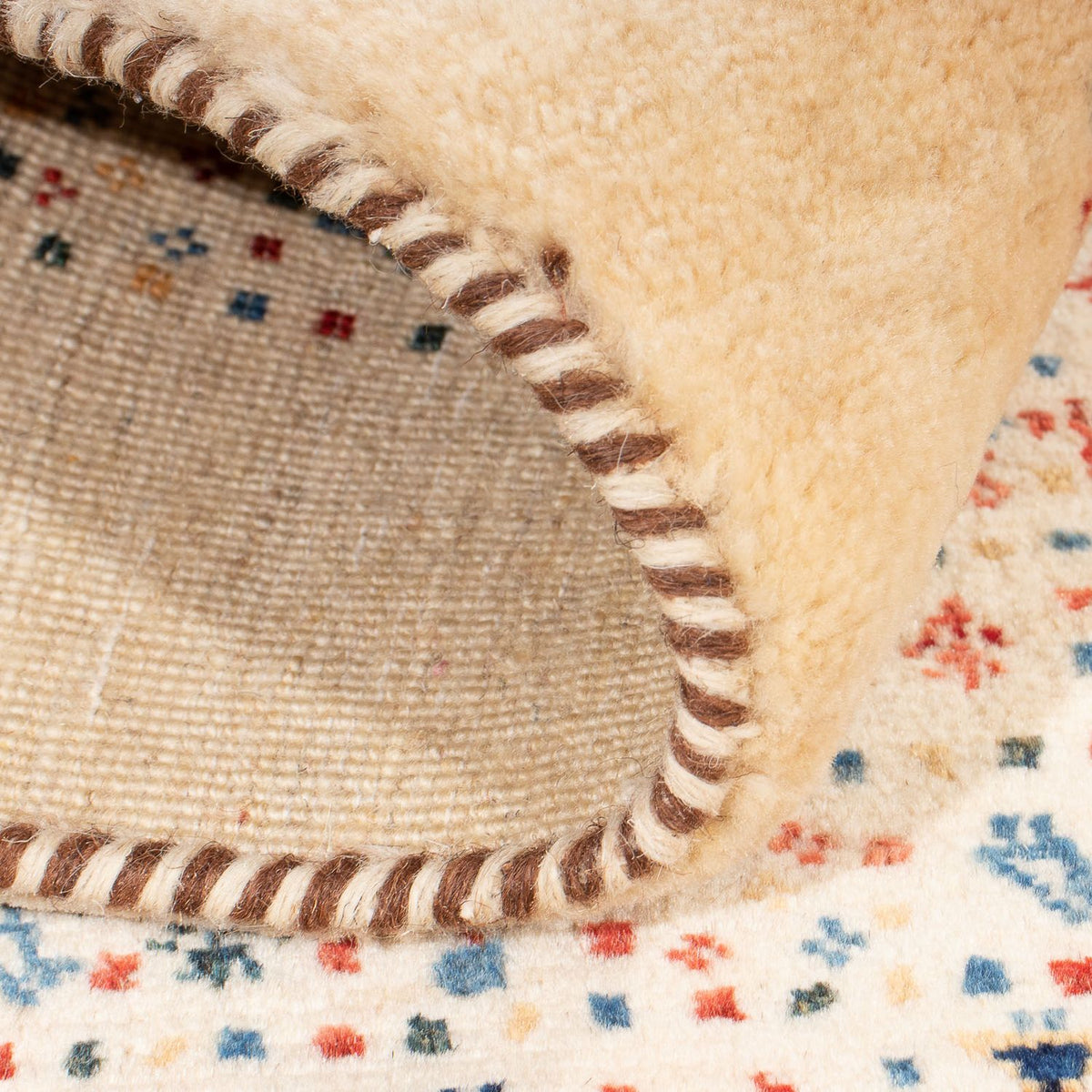 Tapis Gabbeh - Loribaft Persan - 120 x 87 cm - multicolore