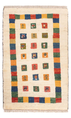 Tapis Gabbeh - Persan - 122 x 76 cm - multicolore