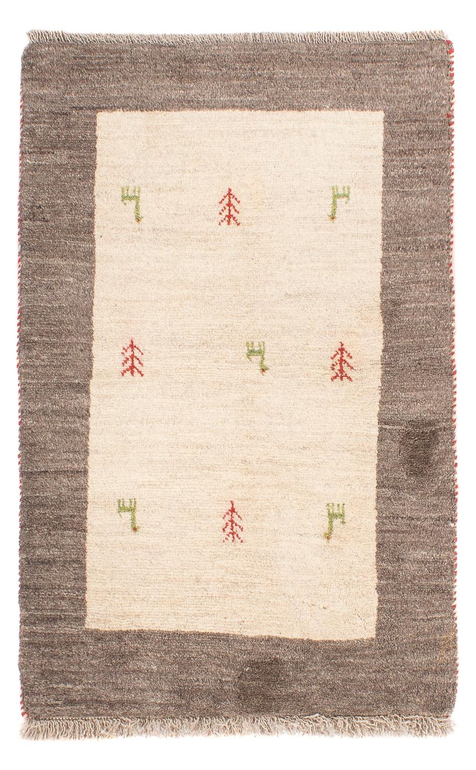 Tapis Gabbeh - Persan - 125 x 77 cm - naturel
