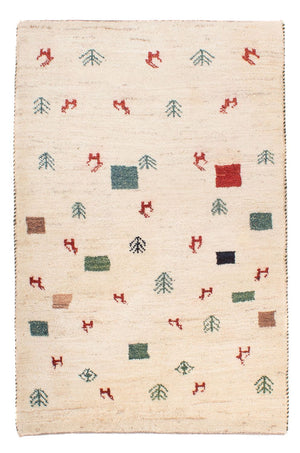 Tapis Gabbeh - Persan - 124 x 83 cm - multicolore