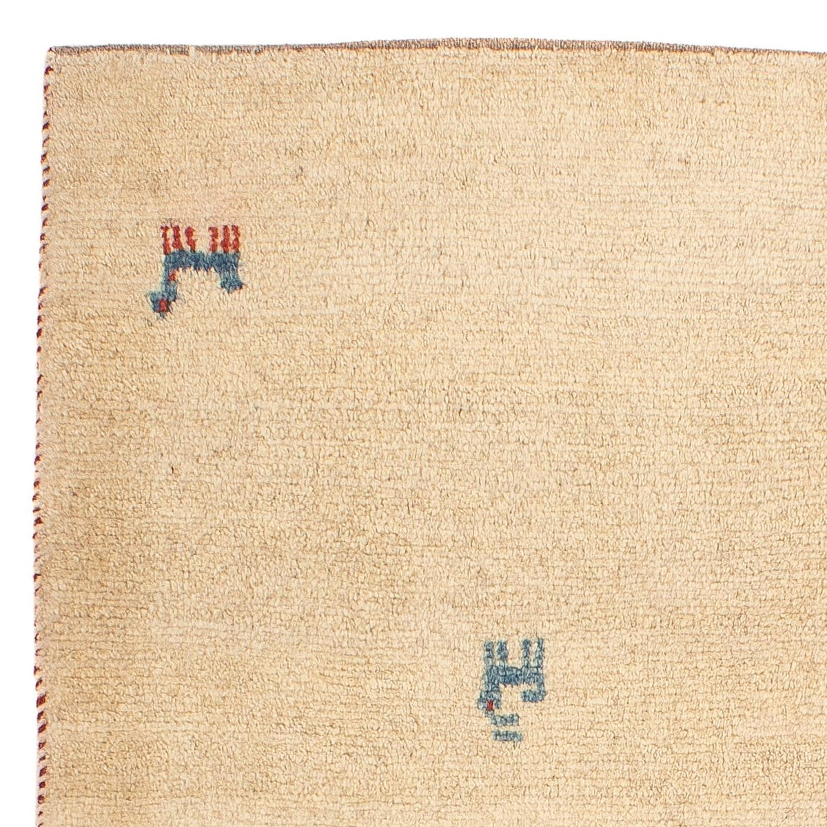 Tapis Gabbeh - Persan - 89 x 67 cm - beige