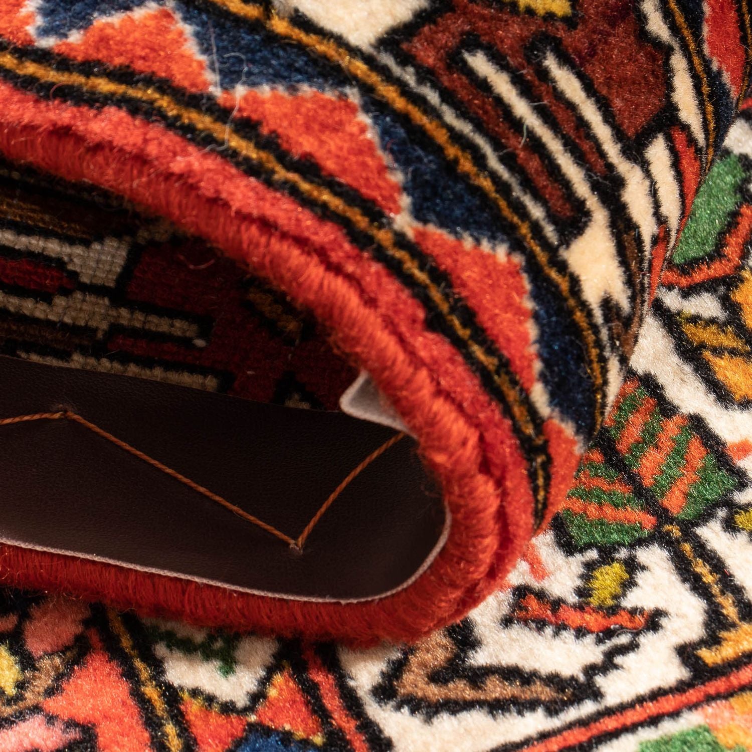 Tapis persan - Nomadic - 104 x 64 cm - multicolore