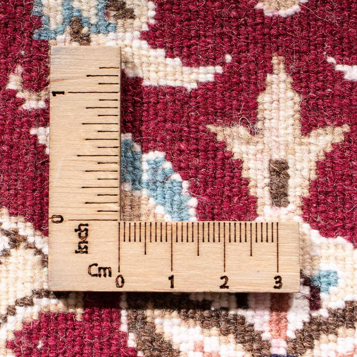 Tapis persan - Nain - Royal - 93 x 65 cm - rouge