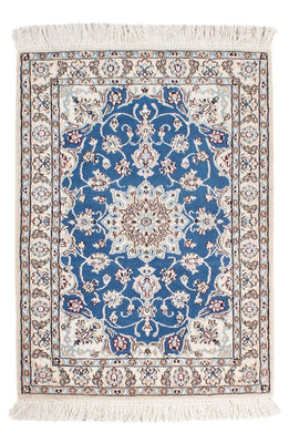 Tapis persan - Nain - Royal - 95 x 67 cm - bleu