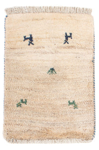 Tapis Gabbeh - Persan - 60 x 40 cm - beige