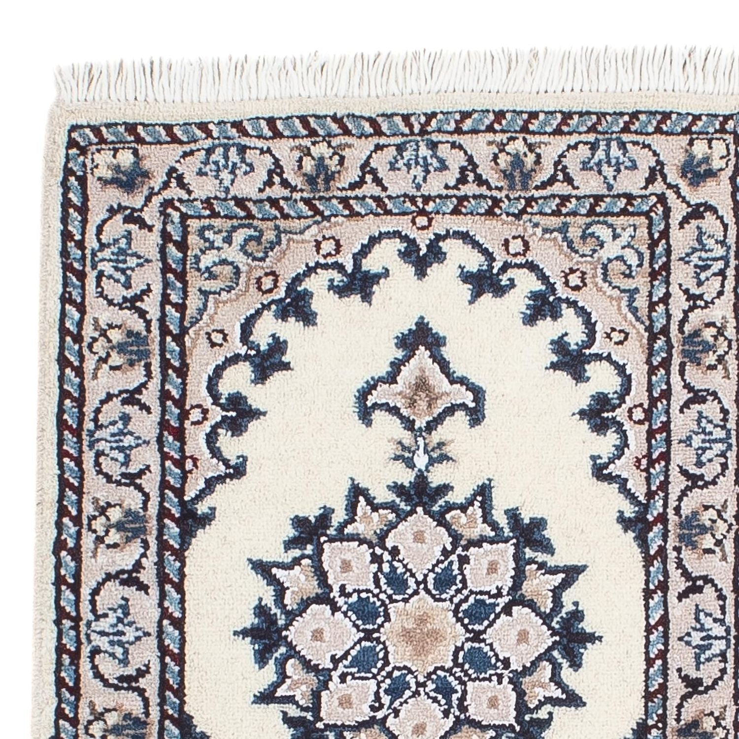 Tapis persan - Nain - 60 x 40 cm - beige