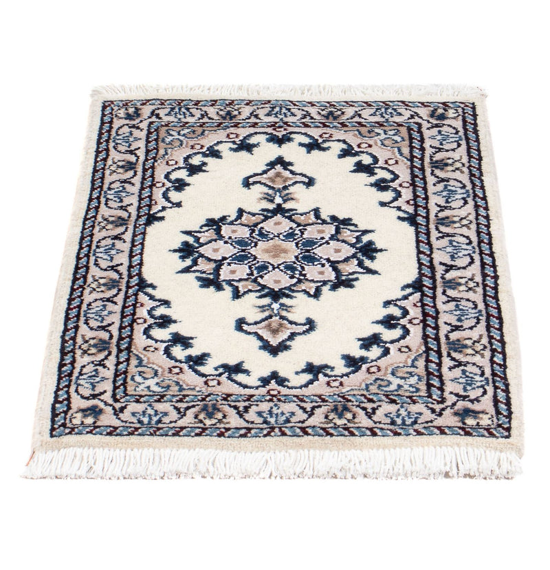Tapis persan - Nain - 60 x 40 cm - beige